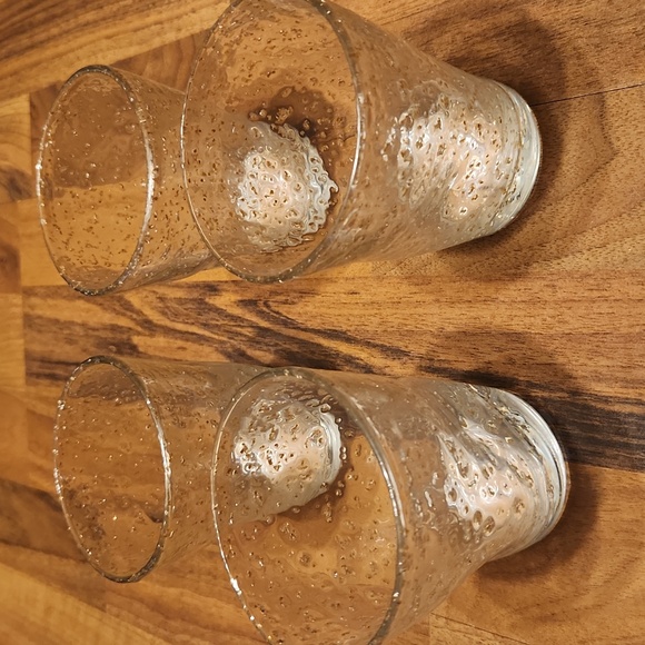 Anthropologie Theia Gold Flecked Hand Blown Glass Tumblers, Set Of Four - Picture 5 of 17